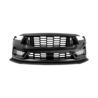 2024-Up Mustang | Dark Horse Style Front Bumper Cover Lip w/ LED Side Grille image 23