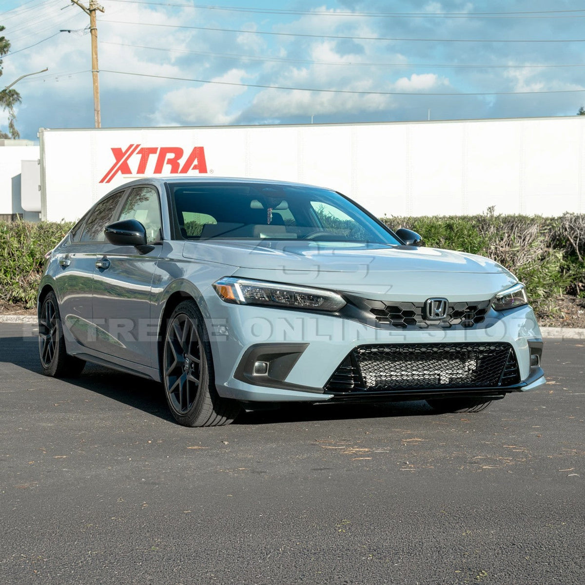 2022-Up Honda Civic Type-R Front Bumper Lower Grille Cover image 3