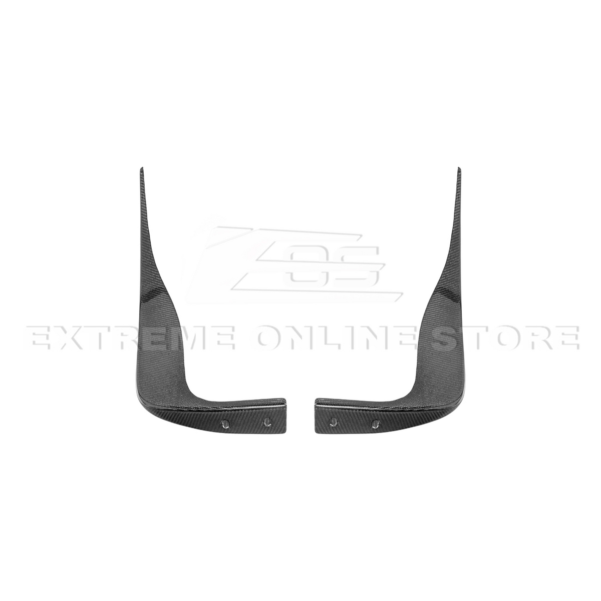 2005-13 Corvette C6 Z06 ZR1 Extended DRY CARBON FIBER Rear Splash Guard Mud Flaps image 18