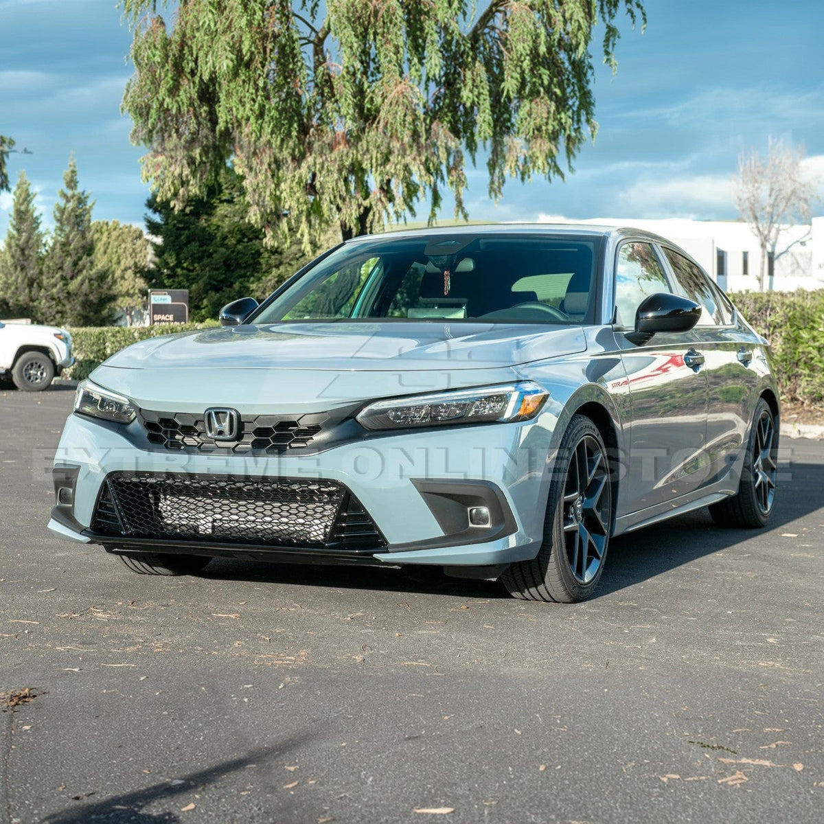 2022-Up Honda Civic Type-R Front Bumper Lower Grille Cover image 4