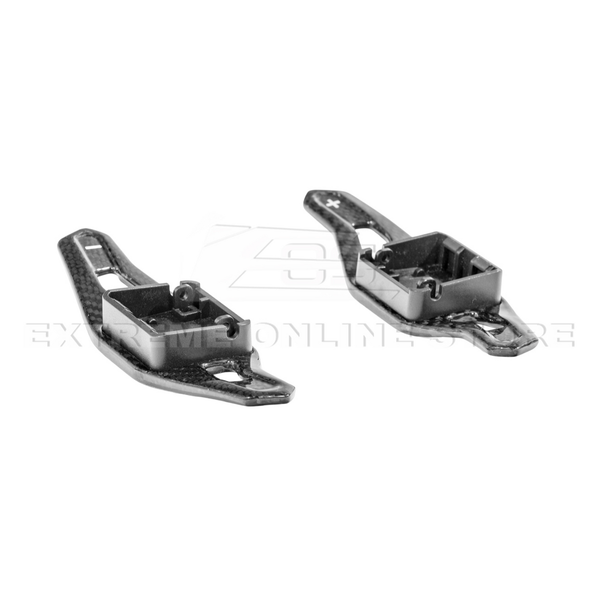 Corvette C8 Lamborghini Style CARBON FIBER Steering Wheel Paddle Shifter image 8