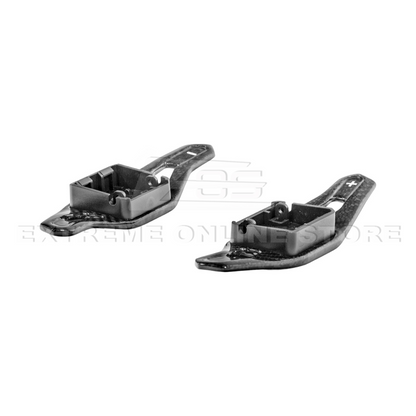 Corvette C8 Lamborghini Style CARBON FIBER Steering Wheel Paddle Shifter image 10