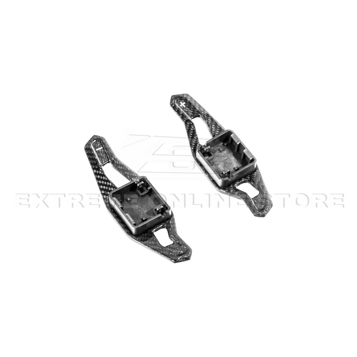 Corvette C8 Lamborghini Style CARBON FIBER Steering Wheel Paddle Shifter image 4