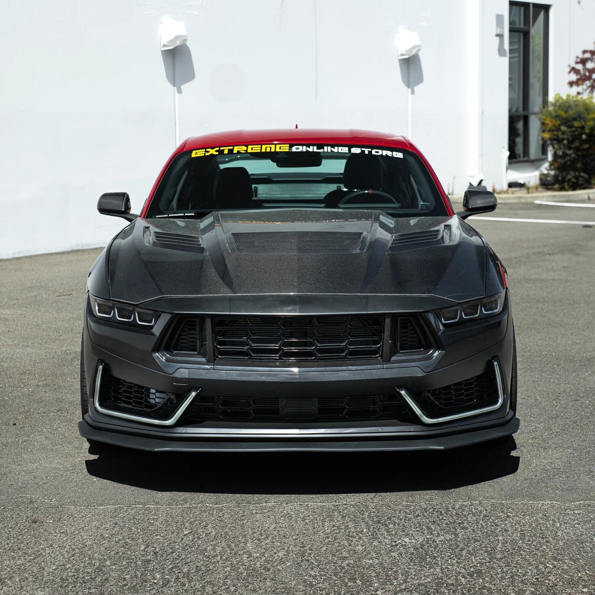 2024-Up Mustang Dark Horse Style Bumper DRL Light Bar image 11