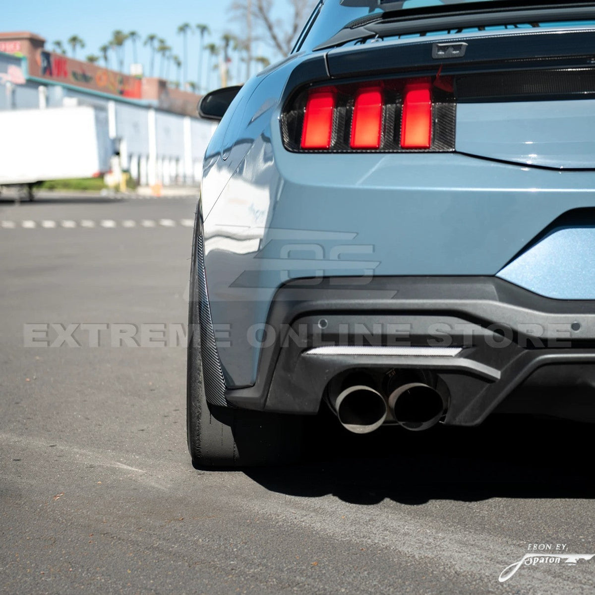 2024+ Ford Mustang Dry Carbon Fiber Mud Flap image 109