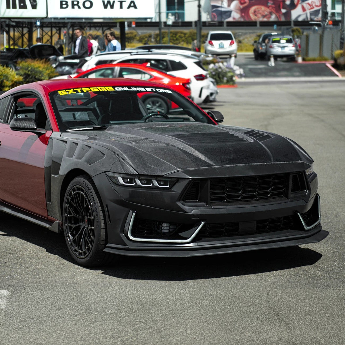 2024-Up Mustang Dark Horse Style Bumper DRL Light Bar image 13