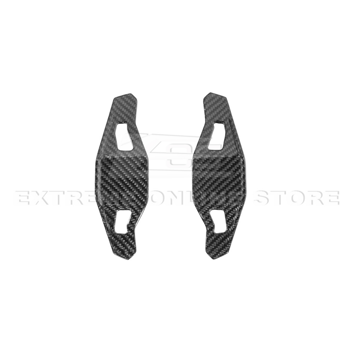 Corvette C8 Lamborghini Style CARBON FIBER Steering Wheel Paddle Shifter image 7