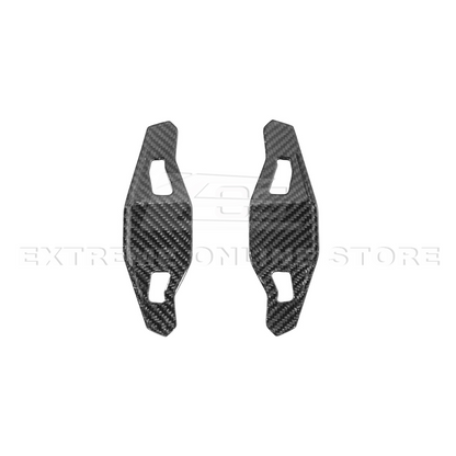 Corvette C8 Lamborghini Style CARBON FIBER Steering Wheel Paddle Shifter image 7
