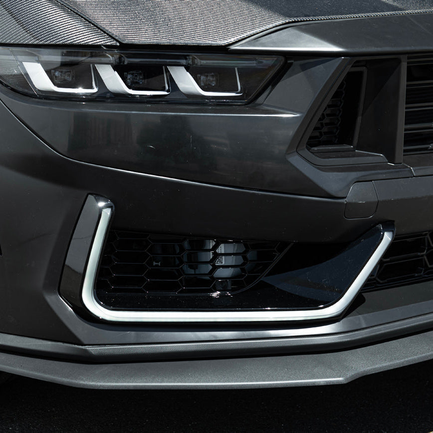2024-Up Mustang Dark Horse Style Bumper DRL Light Bar image 16
