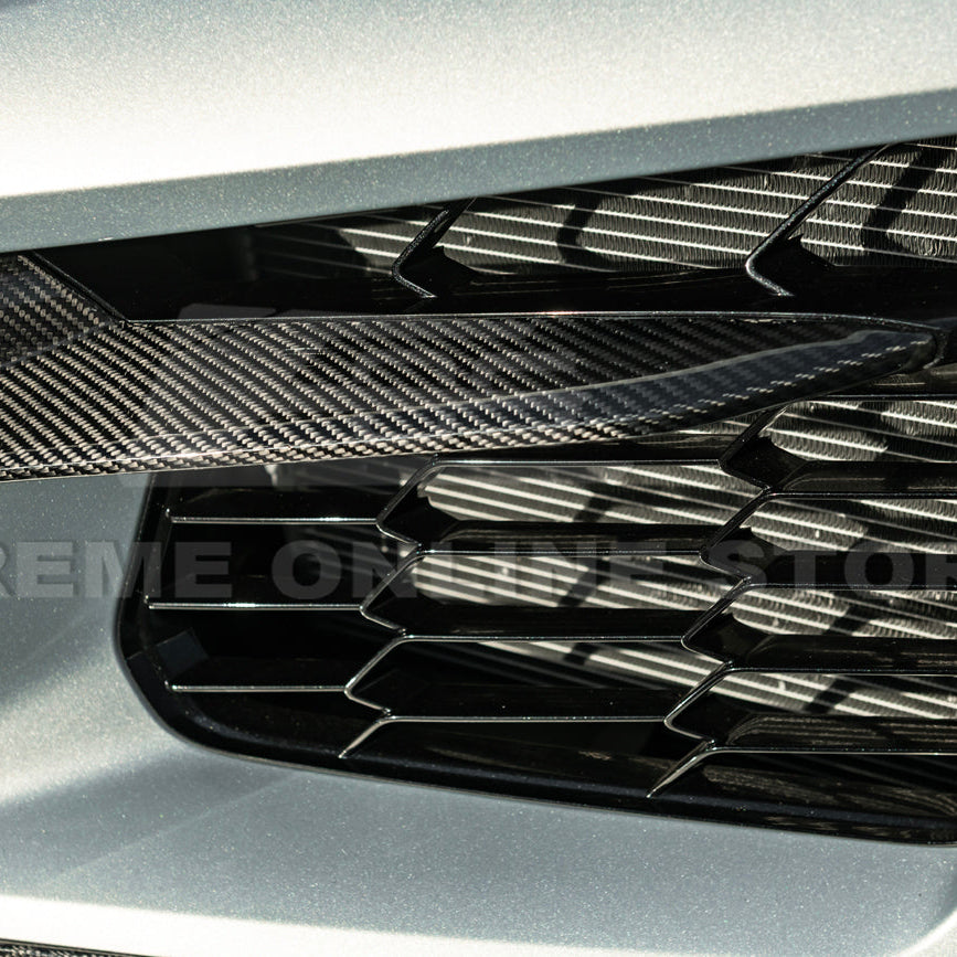 Chevrolet Corvette C8 Z06 DRY CARBON FIBER Front Grille Insert image 29