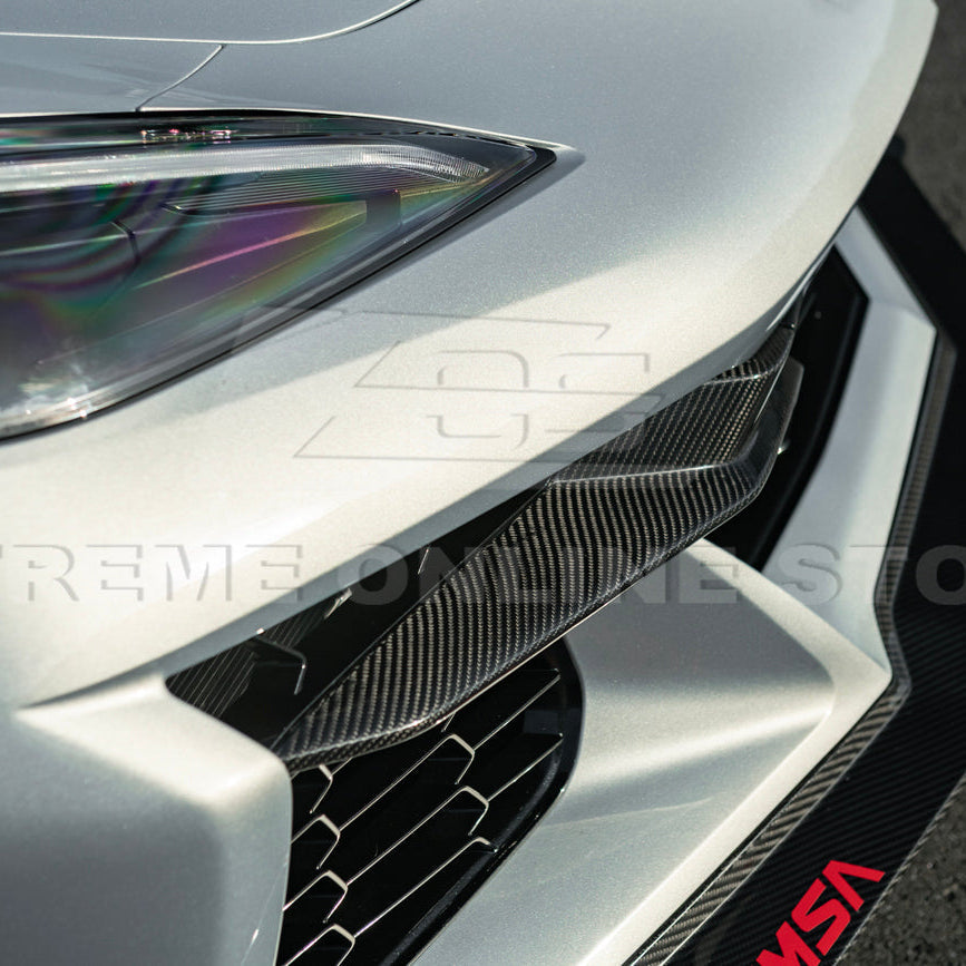 Chevrolet Corvette C8 Z06 DRY CARBON FIBER Front Grille Insert image 31