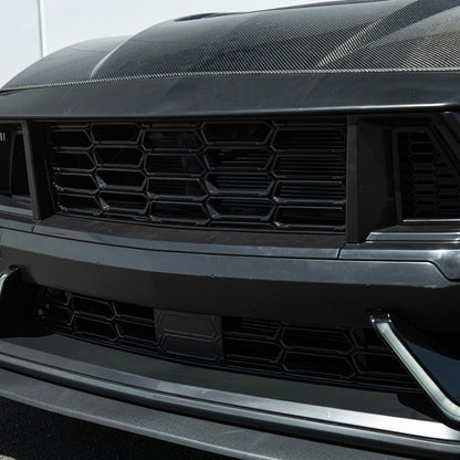 2024-Up Mustang | Dark Horse Style Front Bumper Cover Lip w/ LED Side Grille image 20