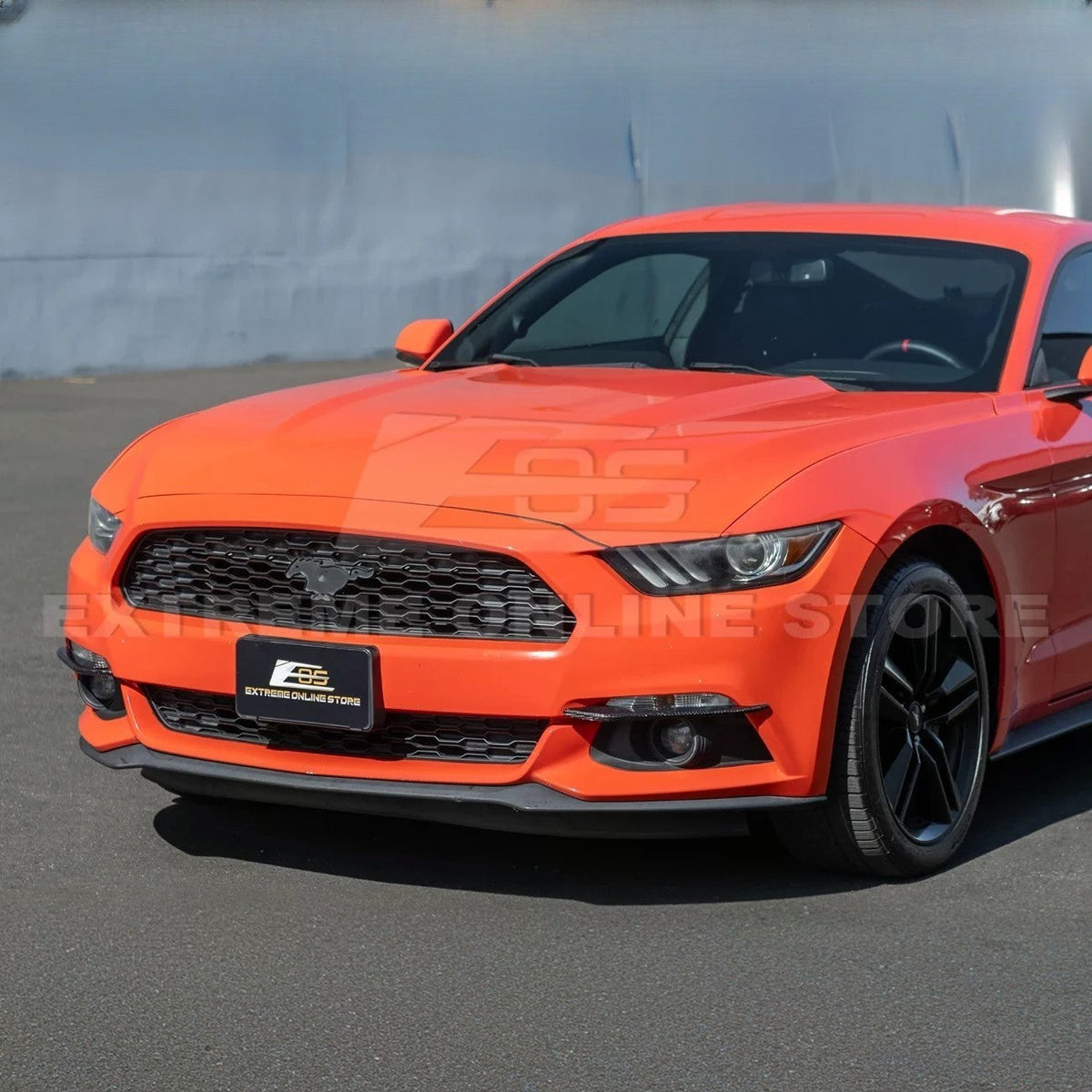 2015-17 Ford Mustang DRY CARBON FIBER Front Bumper Fog Light Eyebrow Trim Pair image 4