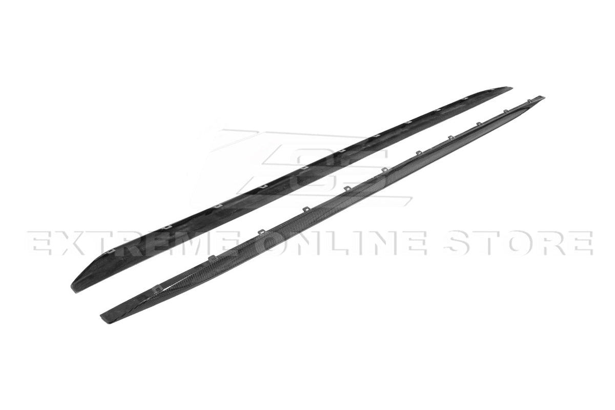 2020-Up Cadillac CT4-V Blackwing Front Lip Splitter Winglets Side Skirts image 22