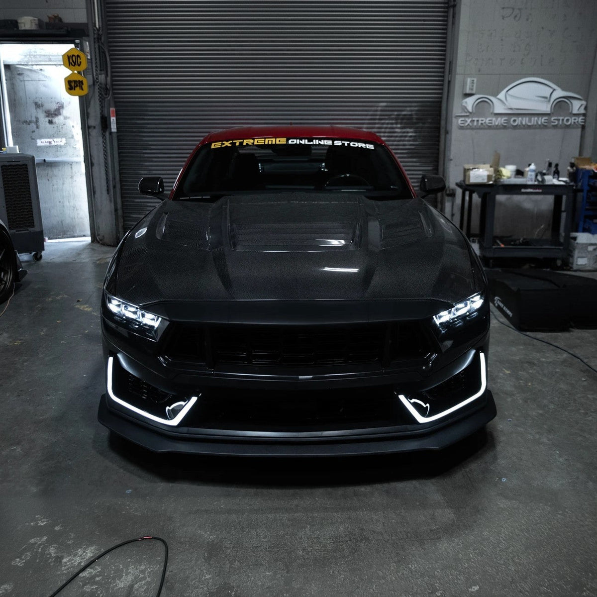 2024-Up Mustang Dark Horse Style Bumper DRL Light Bar image 5