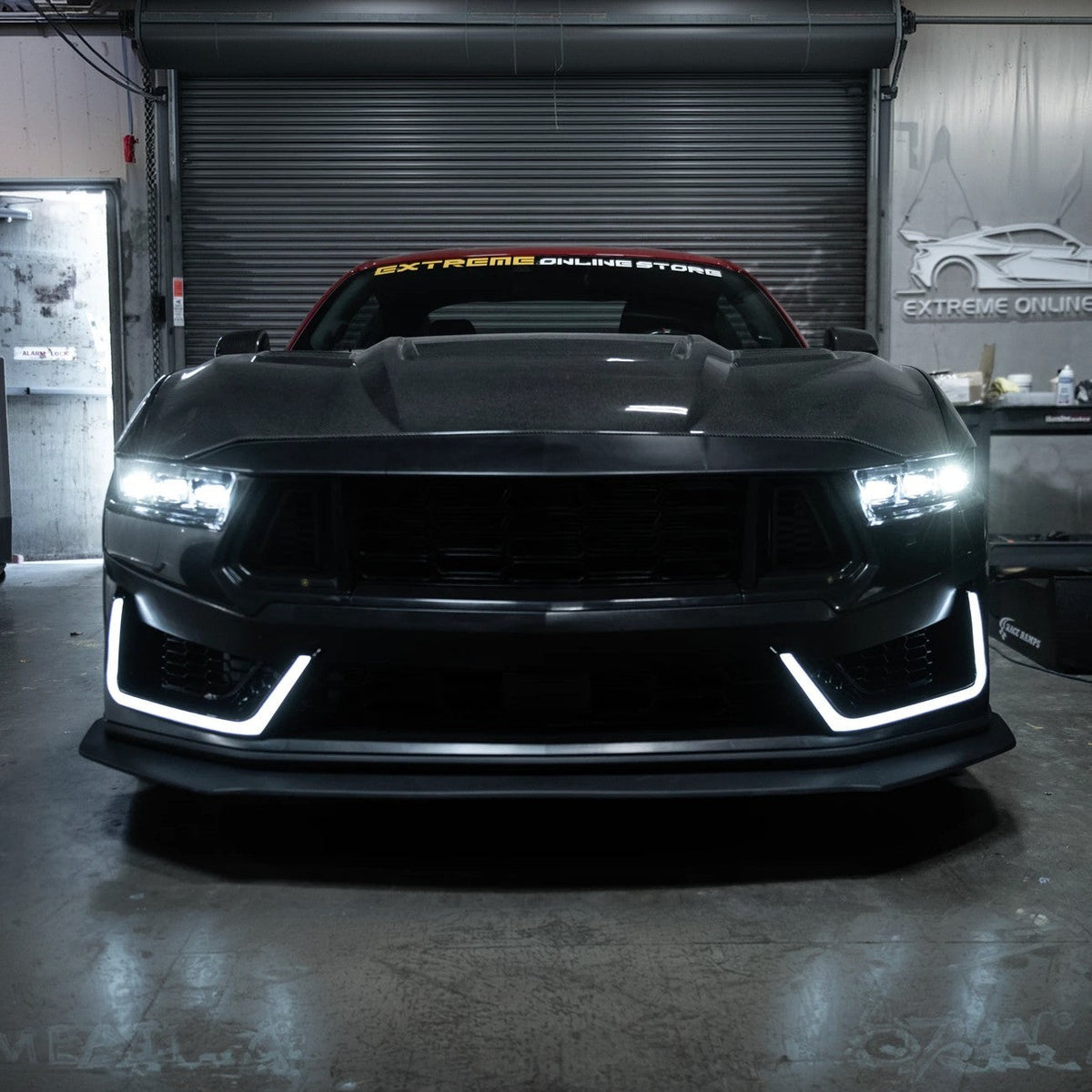 2024-Up Mustang Dark Horse Style Bumper DRL Light Bar image 6