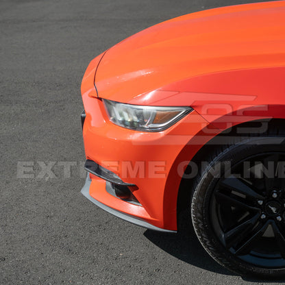 2015-17 Ford Mustang DRY CARBON FIBER Front Bumper Fog Light Eyebrow Trim Pair image 10