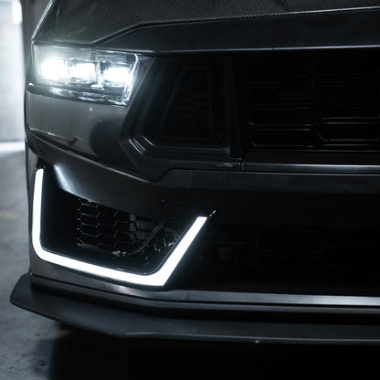 2024-Up Mustang Dark Horse Style Bumper DRL Light Bar image 7