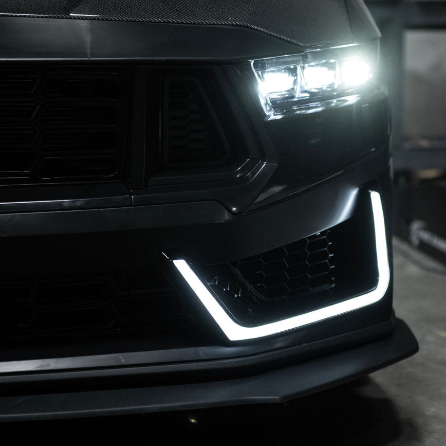 2024-Up Mustang Dark Horse Style Bumper DRL Light Bar image 8