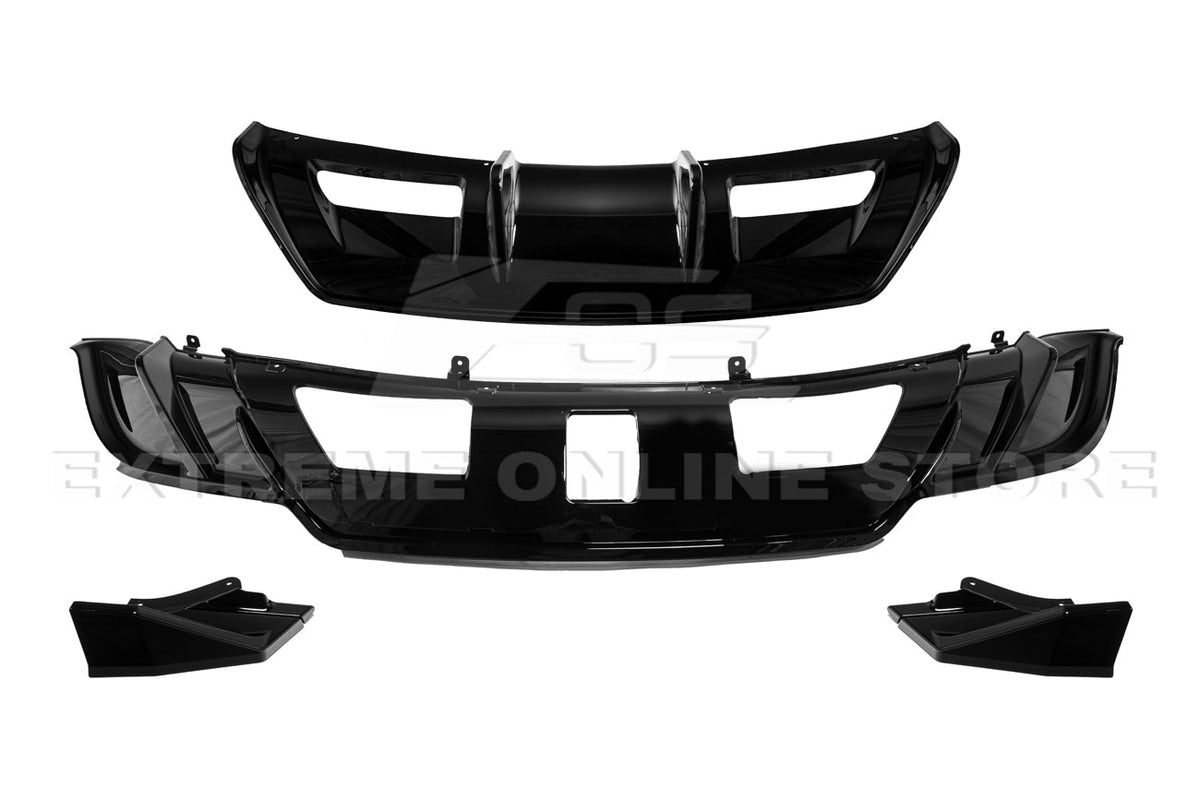 2017-23 Tesla Model 3 Performance Rear Bumper Diffuser image 12