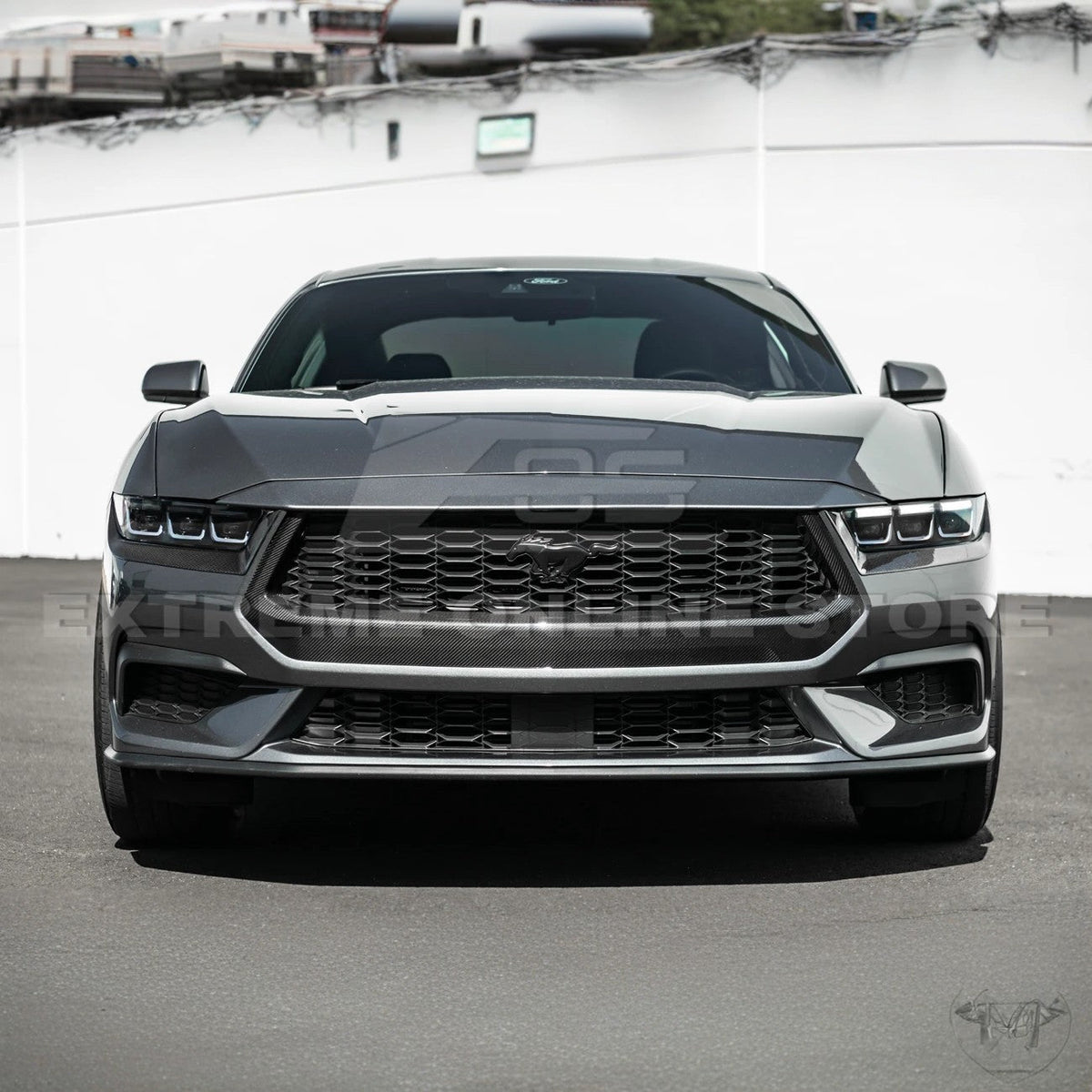 2024-Up Ford Mustang Center Grille Lower Trim Frame image 5