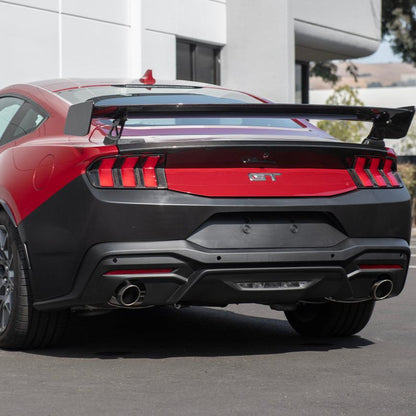 2024+ Ford Mustang Primed Black Rear Bumper Cover image 2