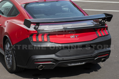 2024+ Ford Mustang Primed Black Rear Bumper Cover image 6