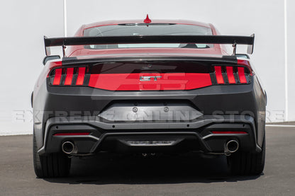 2024+ Ford Mustang Primed Black Rear Bumper Cover image 3
