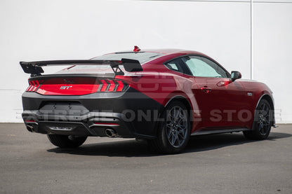 2024+ Ford Mustang Primed Black Rear Bumper Cover image 4