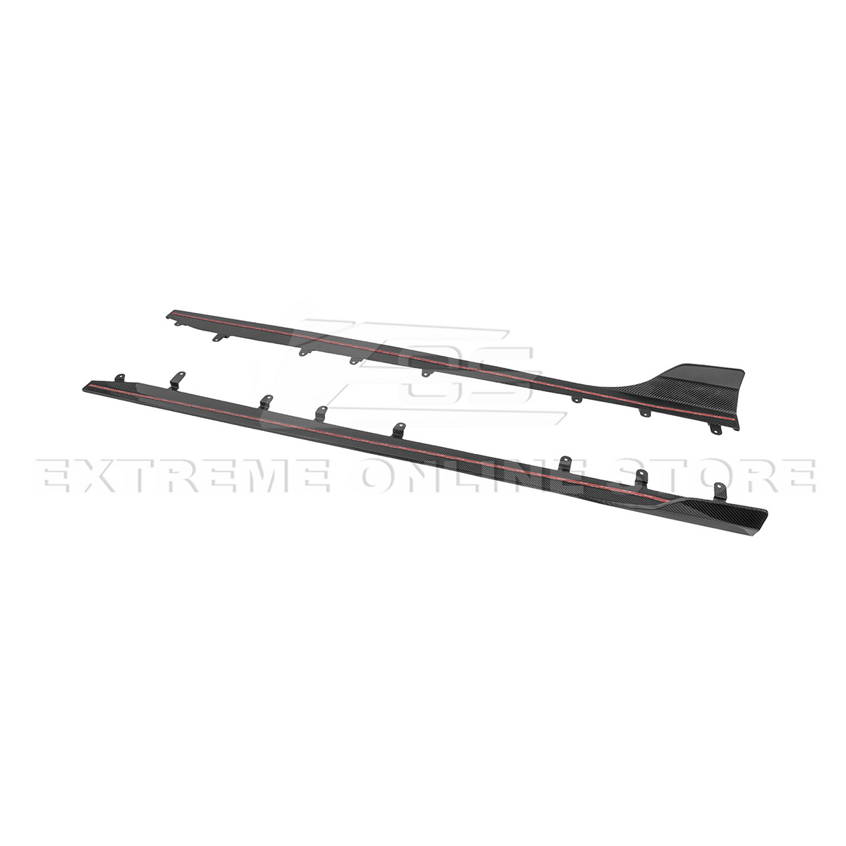 2023-Up BMW G87 M2 | TR Style Dry CARBON FIBER Side Skirts Rocker Panel Extension image 15