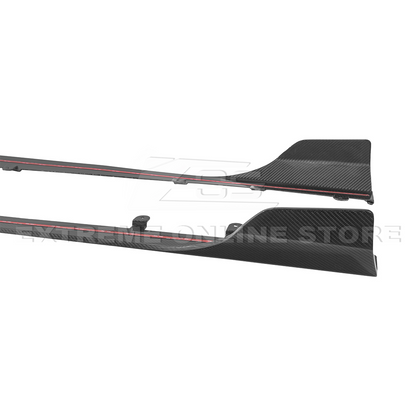 2023-Up BMW G87 M2 | TR Style Dry CARBON FIBER Side Skirts Rocker Panel Extension image 19