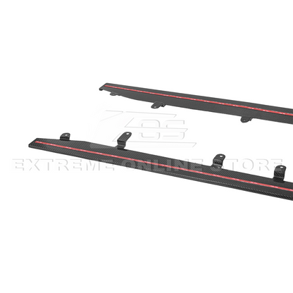 2023-Up BMW G87 M2 | TR Style Dry CARBON FIBER Side Skirts Rocker Panel Extension image 17