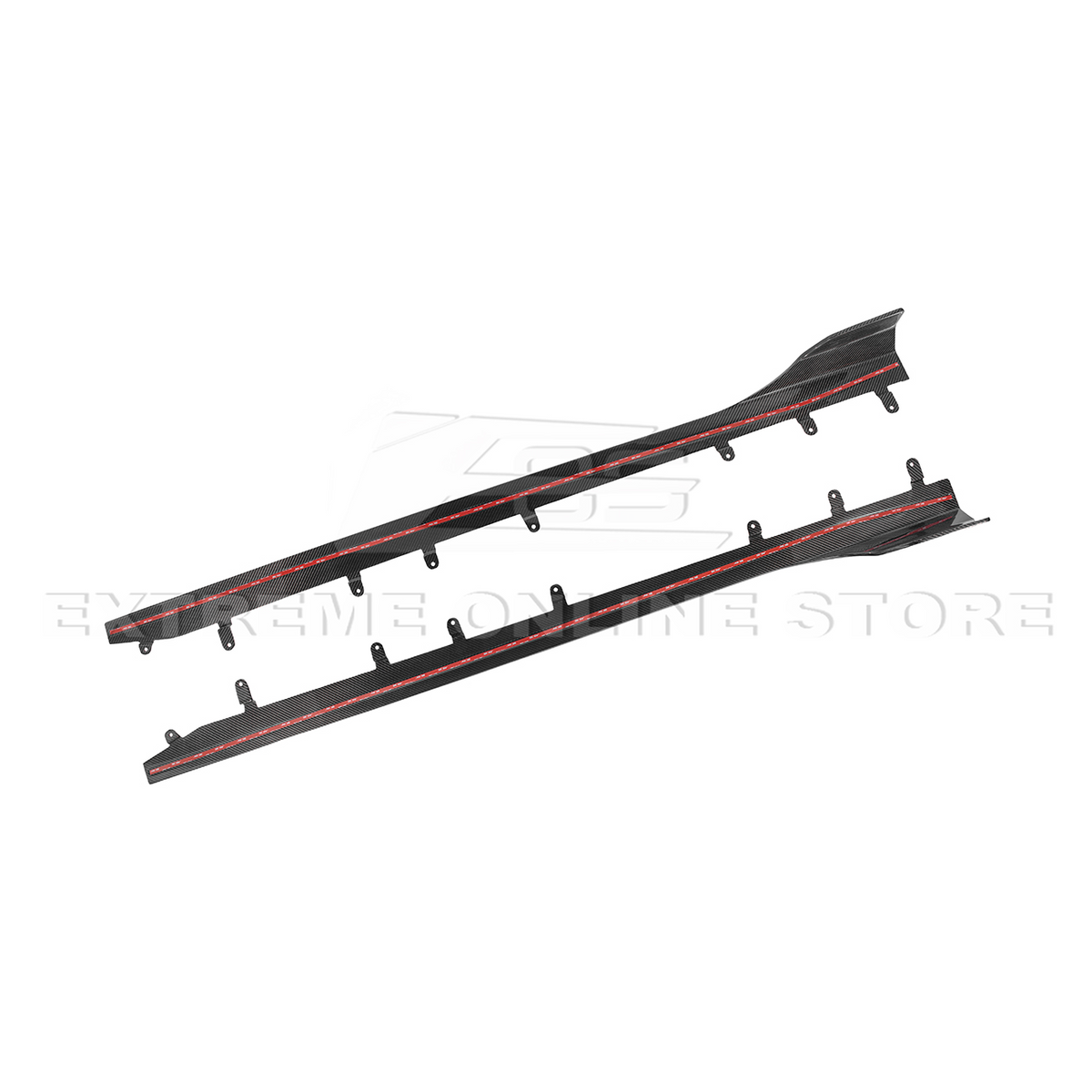 2023-Up BMW G87 M2 | TR Style Dry CARBON FIBER Side Skirts Rocker Panel Extension image 13