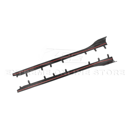2023-Up BMW G87 M2 | TR Style Dry CARBON FIBER Side Skirts Rocker Panel Extension image 13