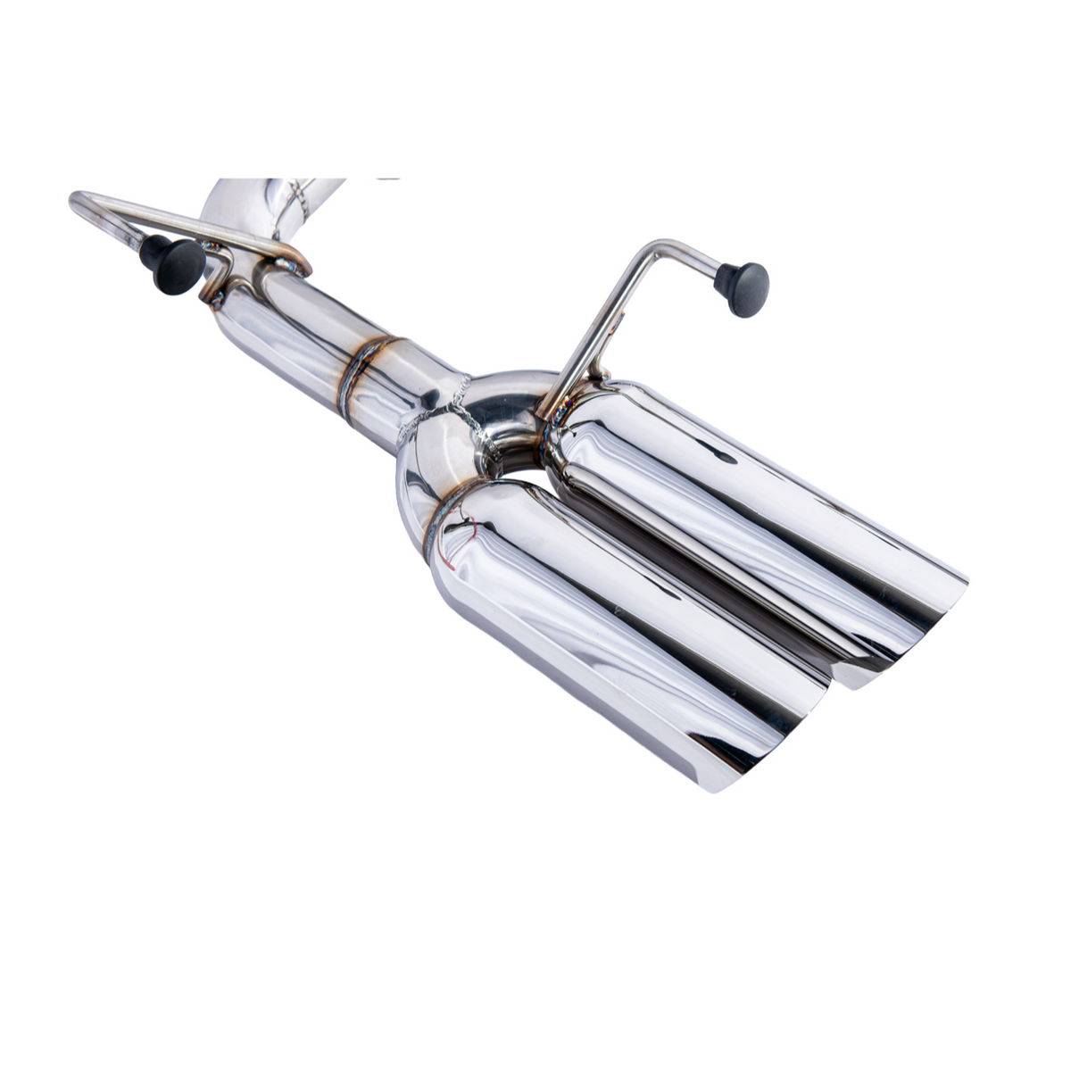 2015-21 Subaru WRX | Boso Style Muffler Delete Quad Tips Axle Back Exhaust image 15
