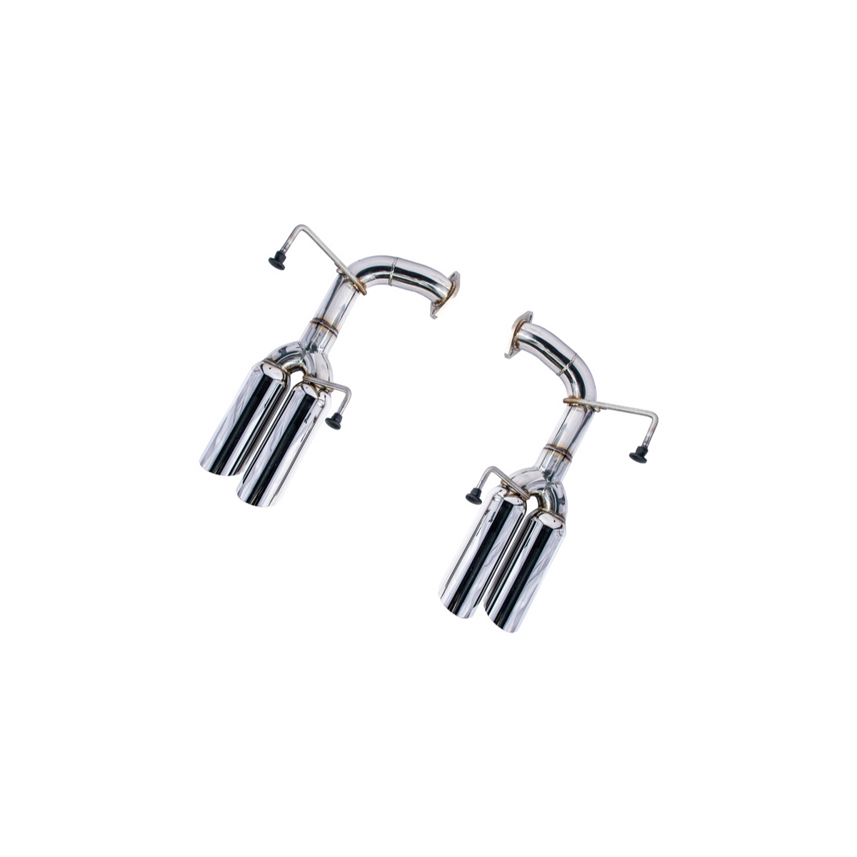 2015-21 Subaru WRX | Boso Style Muffler Delete Quad Tips Axle Back Exhaust image 18