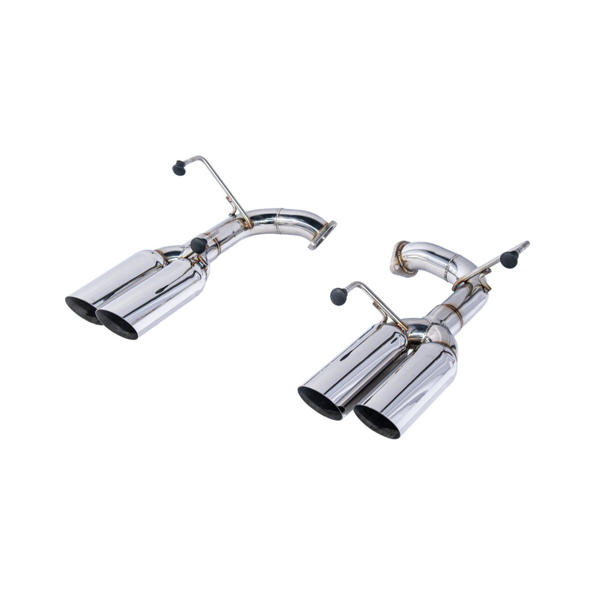 2015-21 Subaru WRX | Boso Style Muffler Delete Quad Tips Axle Back Exhaust image 19