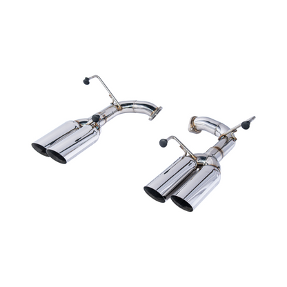 2015-21 Subaru WRX | Boso Style Muffler Delete Quad Tips Axle Back Exhaust image 19