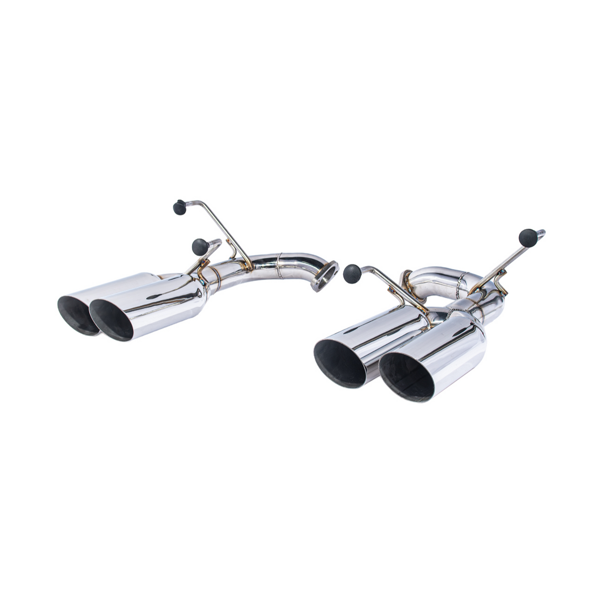 2015-21 Subaru WRX | Boso Style Muffler Delete Quad Tips Axle Back Exhaust image 20