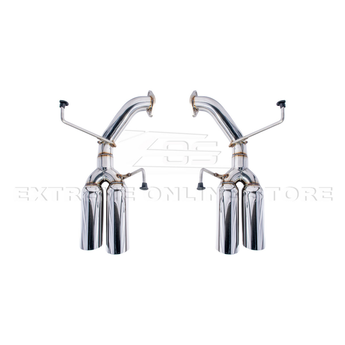 2022-Up Subaru WRX | Boso Muffler Delete Quad Burnt Tips Axle Back Exhaust image 16