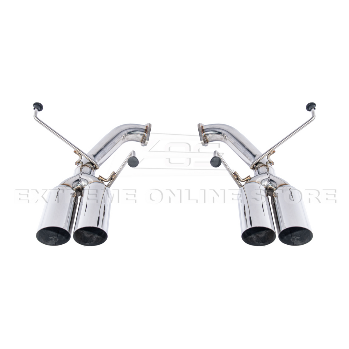 2022-Up Subaru WRX | Boso Muffler Delete Quad Burnt Tips Axle Back Exhaust image 17