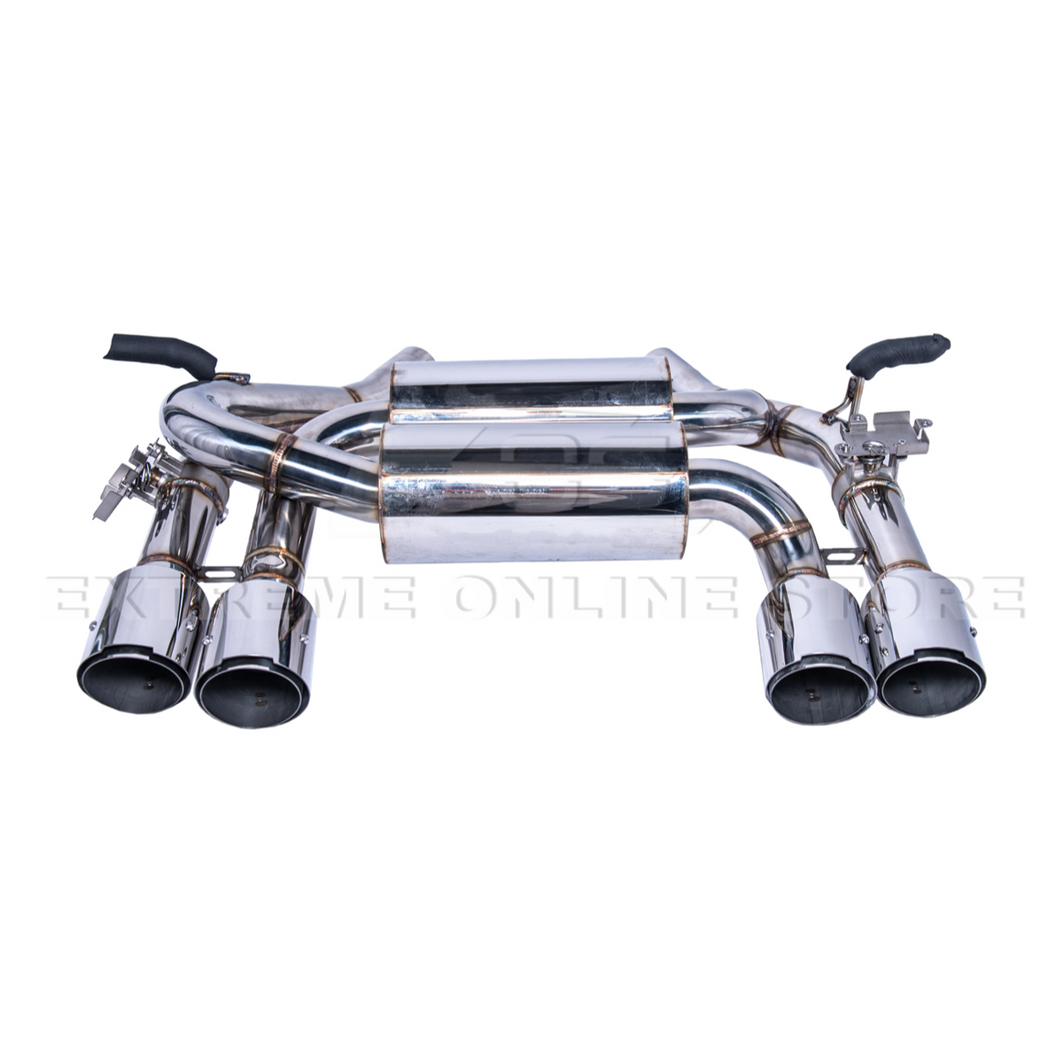 2015-20 BMW F80 M3 F82 M4 | 2.5 Piping w/ 3.5 Quad Tips Axle Back Exhaust image 10
