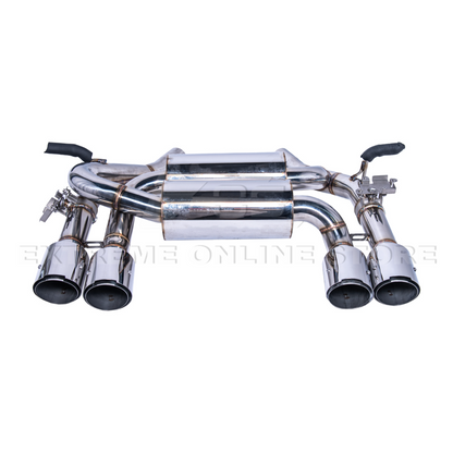 2015-20 BMW F80 M3 F82 M4 | 2.5 Piping w/ 3.5 Quad Tips Axle Back Exhaust image 10