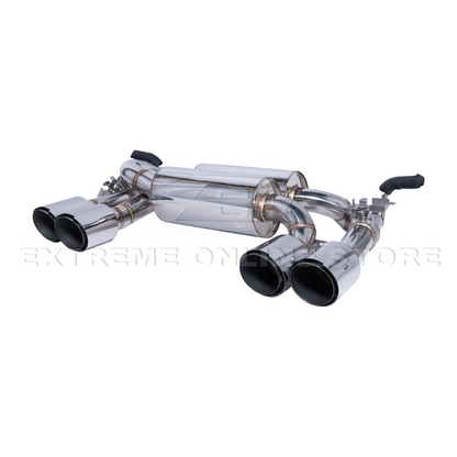 2015-20 BMW F80 M3 F82 M4 | 2.5 Piping w/ 3.5 Quad Tips Axle Back Exhaust image 12