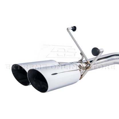 2022-Up Subaru WRX | Boso Muffler Delete Quad Burnt Tips Axle Back Exhaust image 20