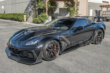 Chevrolet Corvette C7 ZR1 DRY CARBON FIBER Front Splitter Winglet image 4