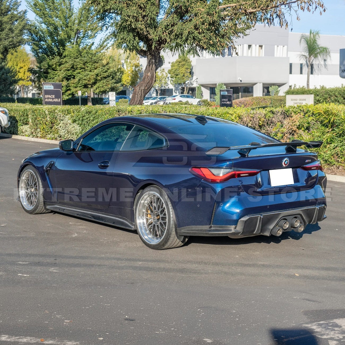 2021-Up BMW G82 M4 Carbon Fiber High Kick Rear Trunk Spoiler image 5