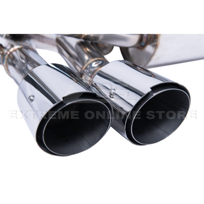 2015-20 BMW F80 M3 F82 M4 | 2.5 Piping w/ 3.5 Quad Tips Axle Back Exhaust image 14