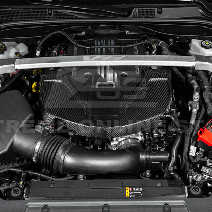 2022-Up Cadillac CT5-V Blackwing DRY Carbon Fiber Replacement Front Engine Cover image 5