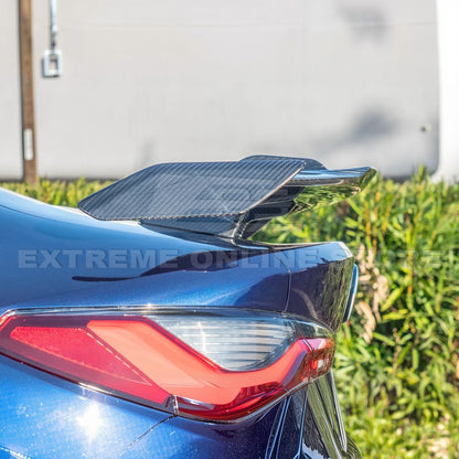 2021-Up BMW G82 M4 Carbon Fiber High Kick Rear Trunk Spoiler image 4